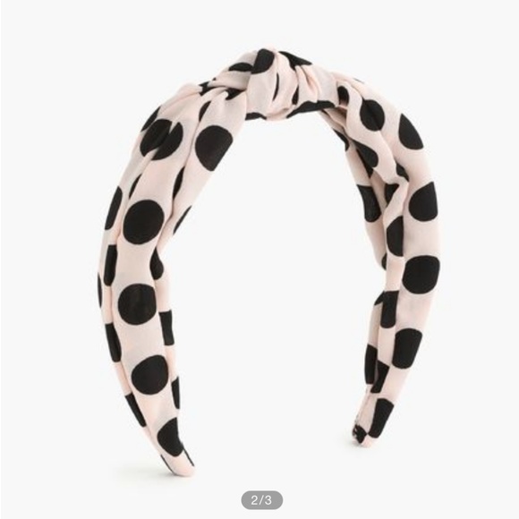 J. Crew Accessories - J.Crew Turban Headband In Polka Dots